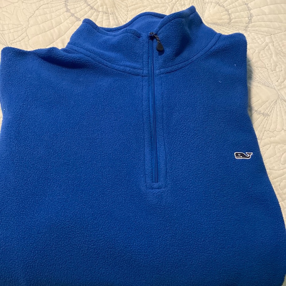Vineyard Vines  3/4 fleece Zip.